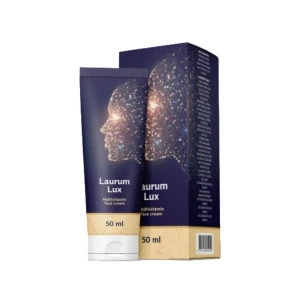 Laurum Lux multivitamin face cream box and tube